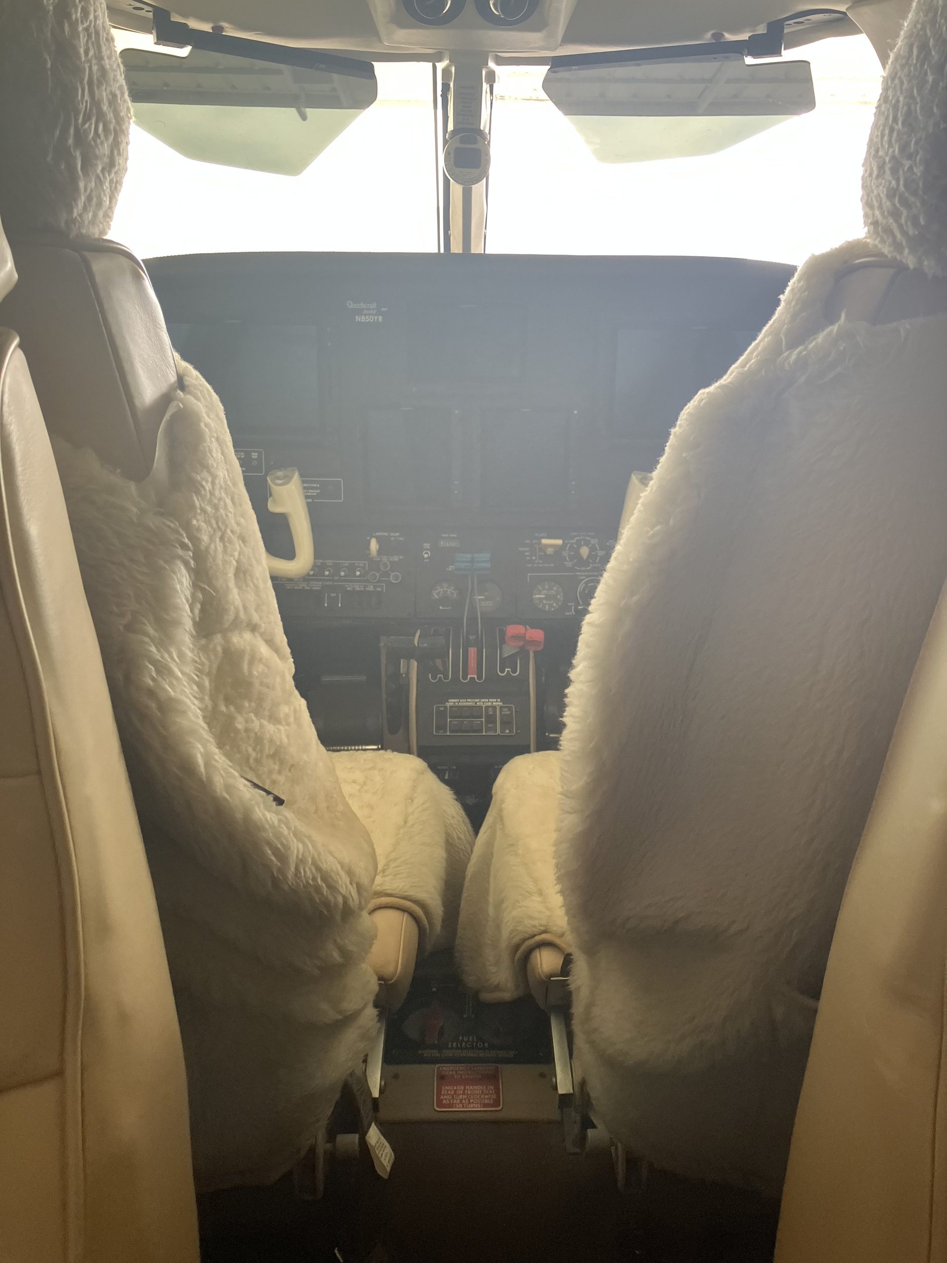 Glass cockpit detail