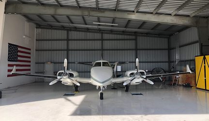 N850YR showing tail registration