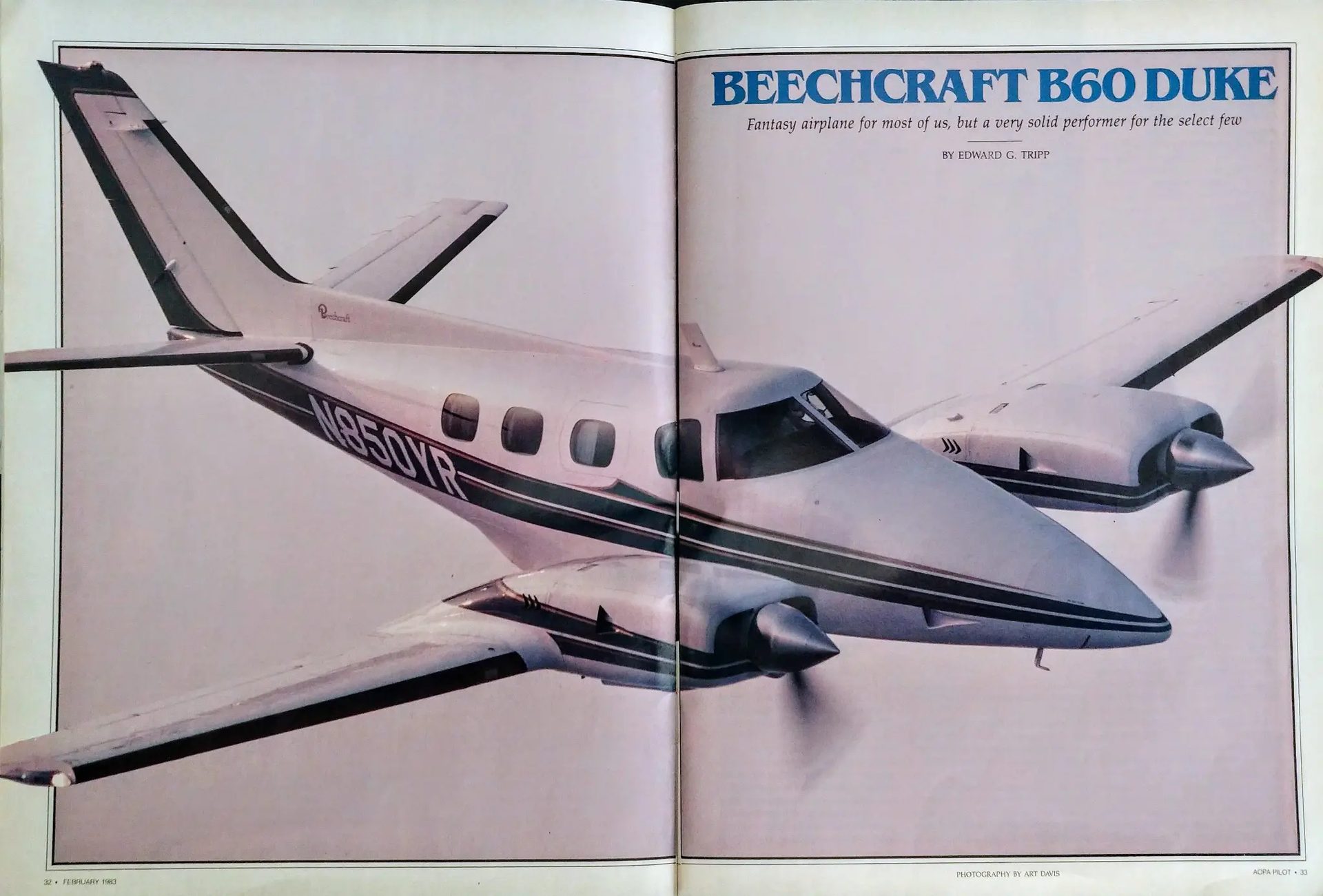 AOPA centerfold spread
