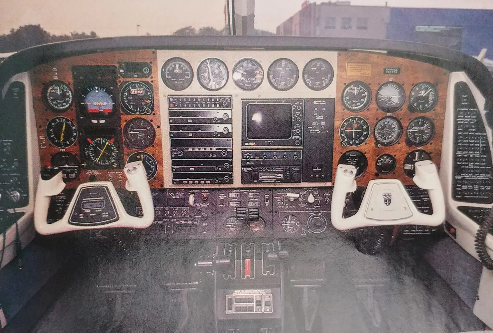 Original Duke cockpit from brochure