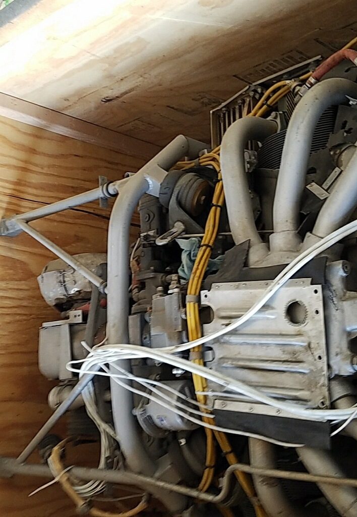 Lycoming TIO-541 in shipping crate